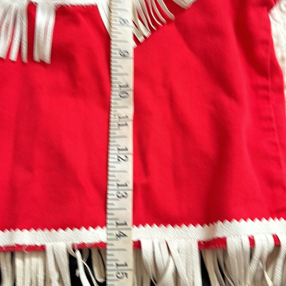 1960’s Walls of Texas girls size 7 fringed black/red 100% cotton cowgirl outfit - Picture 10 of 15